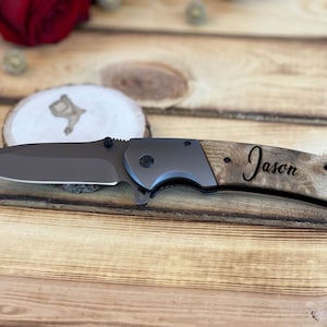 Engraved pocket knife for men.Valentines Day Gift for men. Gift for Dad,Gift For Boyfriend,Anniversary Gift,Folding Knife,Gift For Men.