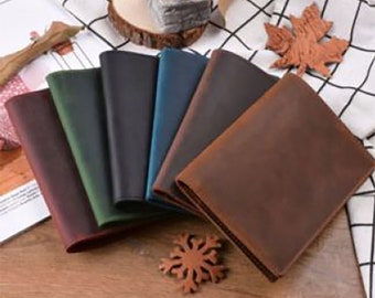 Personalisierte Vollnarbenleder Passport Cover: Gravur Reisegeschenk