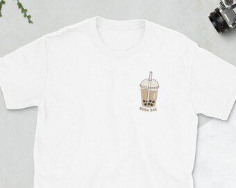 Boba Bae T-Shirt | Bubble Milk Tea Short-Sleeve Unisex T-Shirt