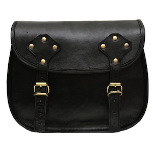 Ledertasche, Leder Fahrradtasche, Leder Motorrad Seitentasche, Fahrrad Ledertasche, Geschenk für Papa, Geschenk für Großvater