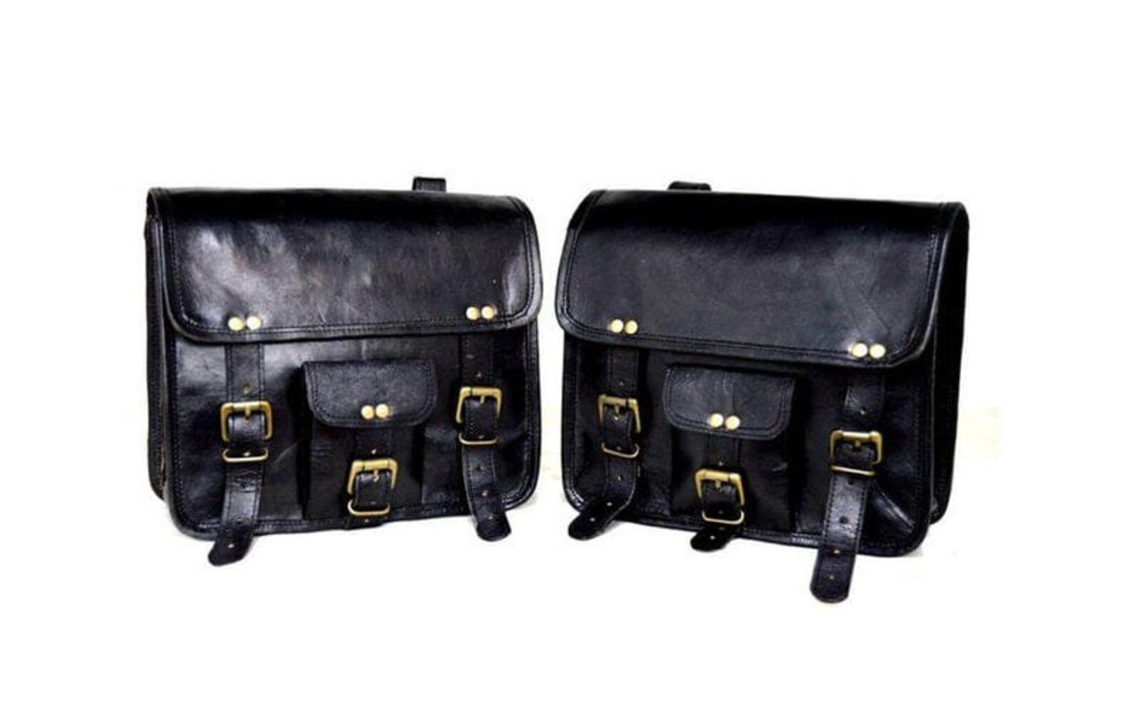 Leather Pannier Bag Leather Bike Bag Leather Motorcycle Etsy