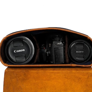 Leather Camera Bag DSLR ,leather Camera Satchel Bag, Leather Shoulder Camera Bag,personalized Leather camera Hand , gift for dad