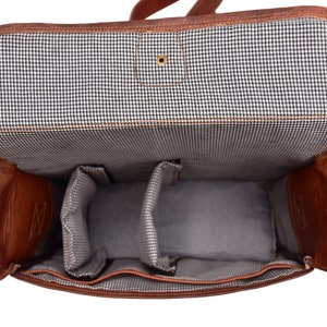 Leather Camera Bag DSLR ,leather Camera Satchel Bag, Leather Shoulder Camera Bag,personalized Leather camera Hand , gift for dad