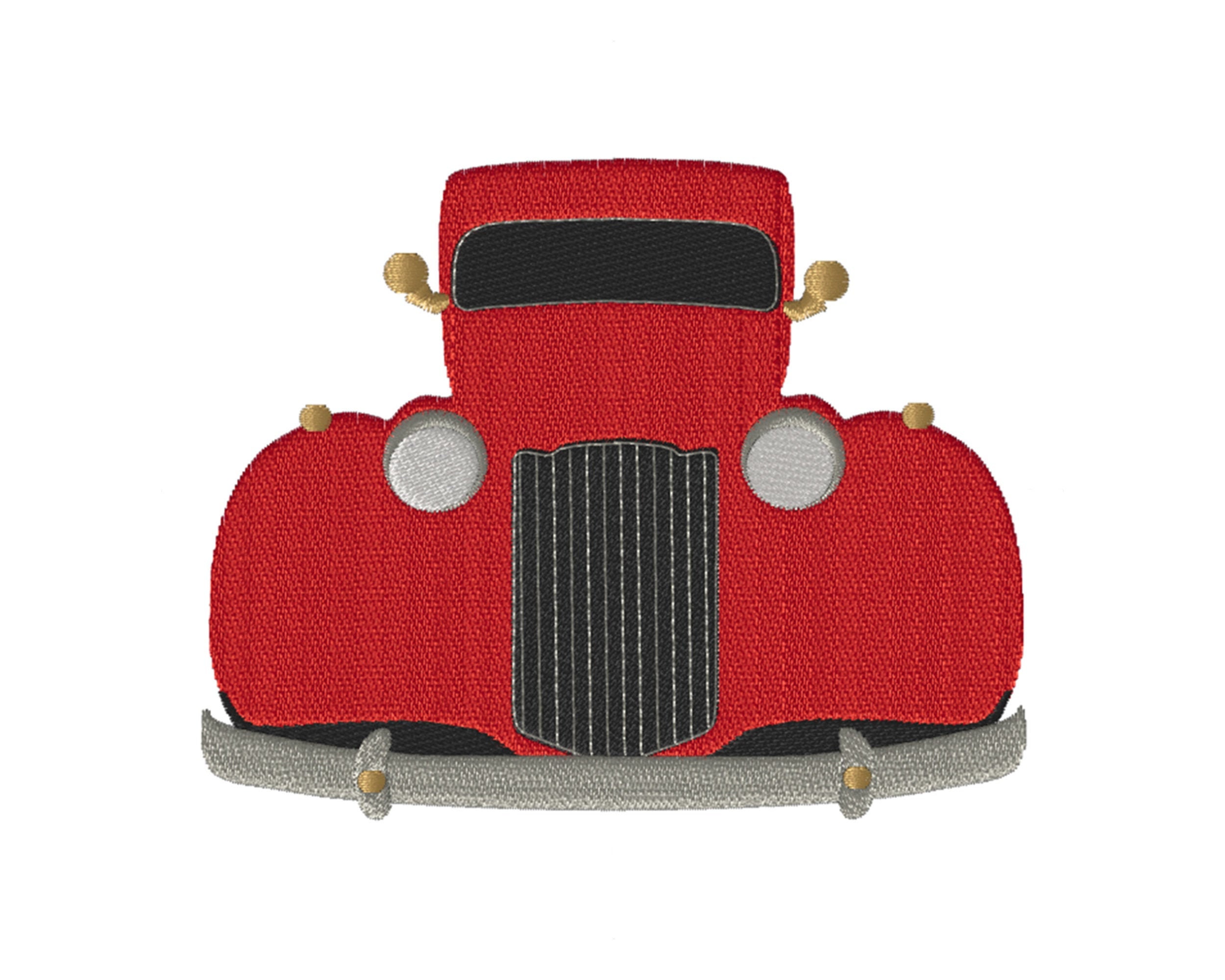 Old car as embroidery design file for embroidery machine  etsy