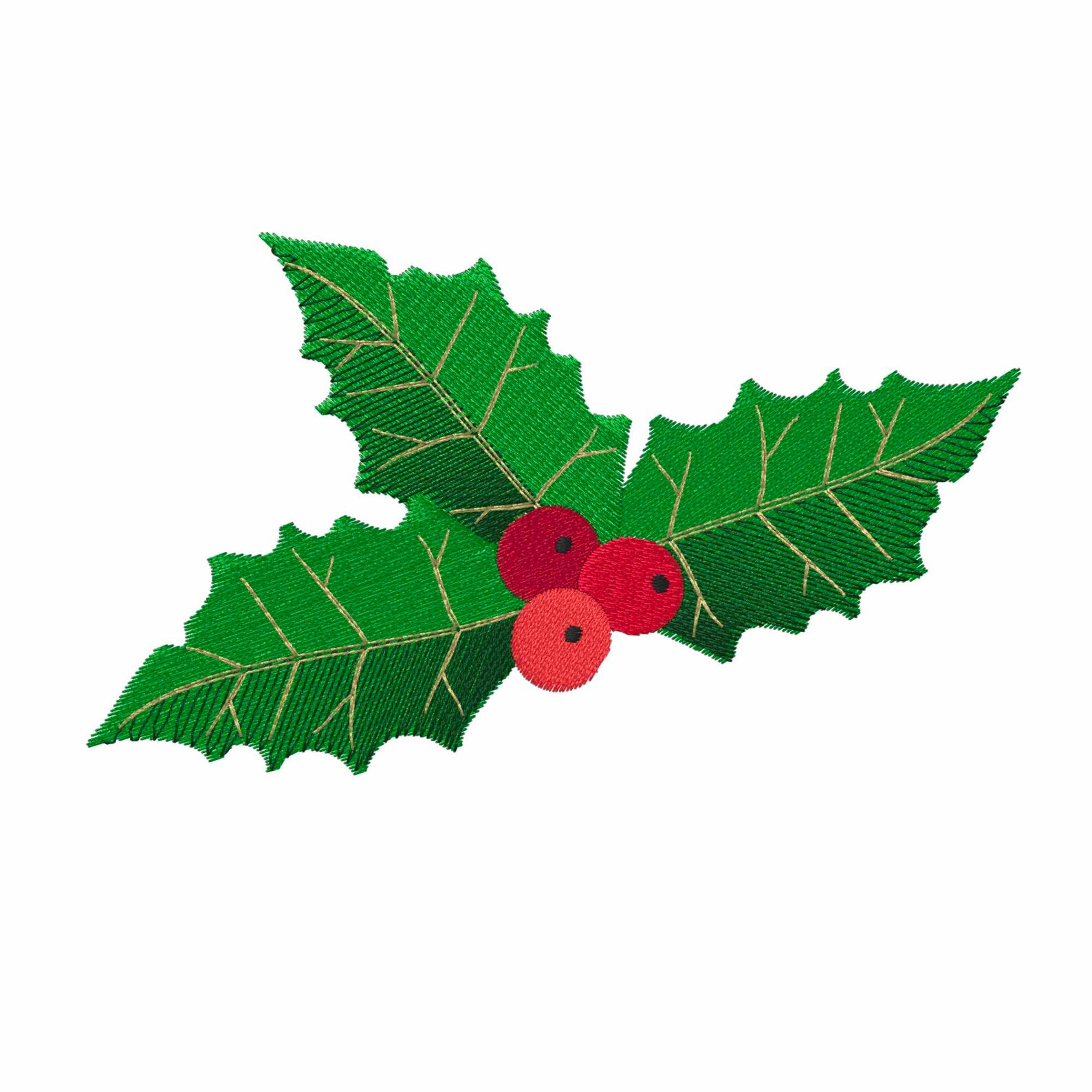 Christmas holly leaves embroidery design for embroidery  etsy Christmas holly leaves embroidery design for embroidery  etsy