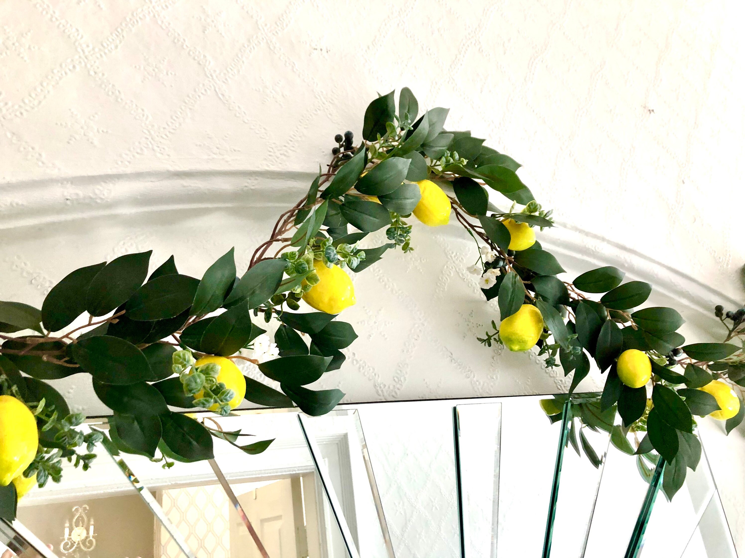Artificial Lemons Garland Back in Stock Direct From USA 6ft Etsy UK