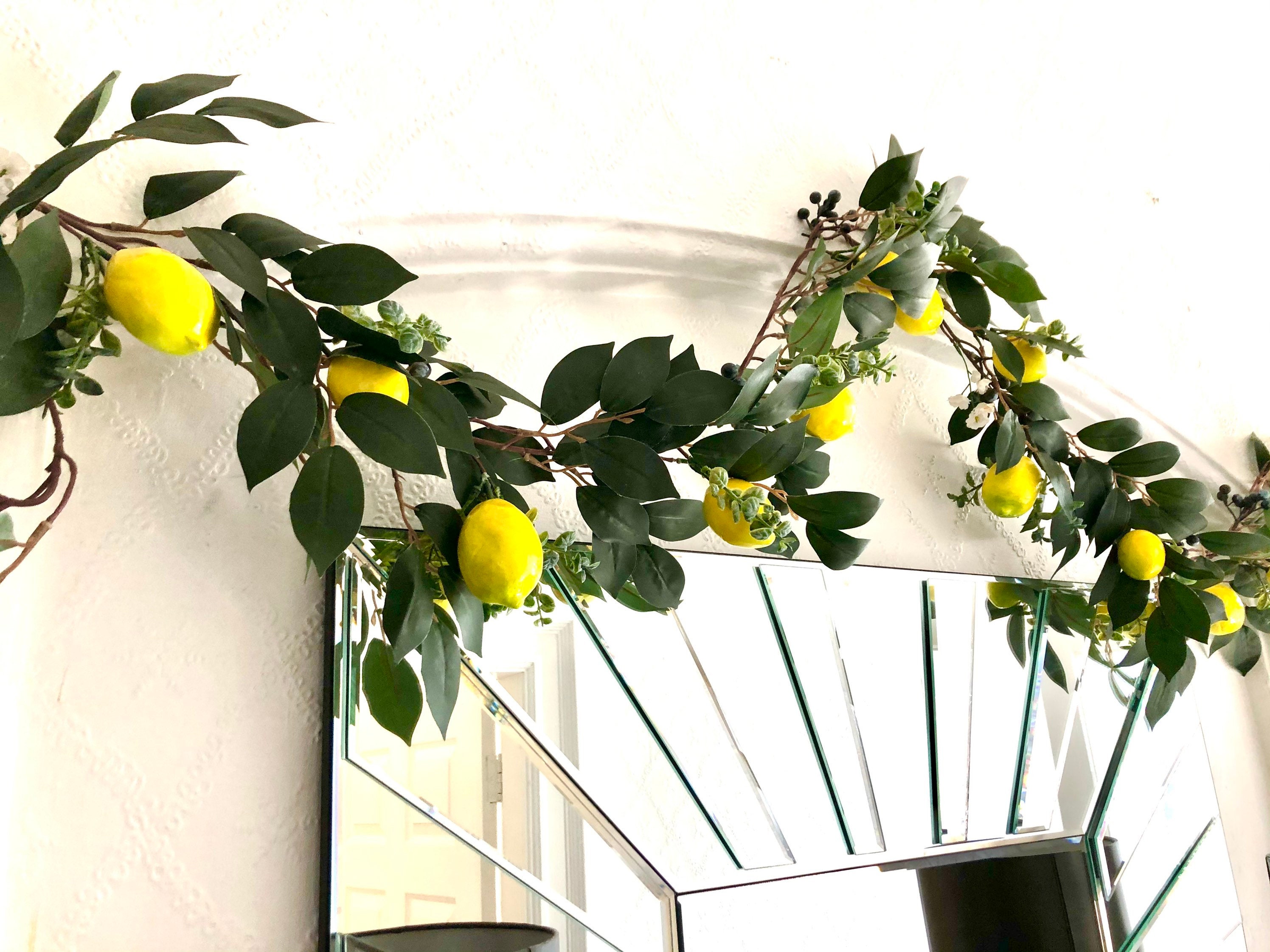Artificial Lemons Garland Back in Stock Direct From USA 6ft Etsy