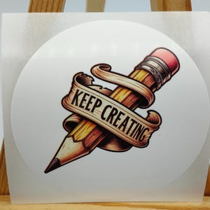 Lápiz, Artesano, Frases motivacionales, Inspirador, Etiqueta de caja, Etiqueta de marca, Embalaje, Cajas, Almacenamiento, Pegatinas, Regalo