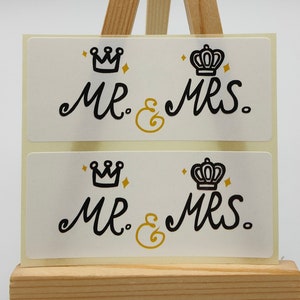 Mr & Mrs, Love Hearts, Labels Stickers, Wedding Favor Favours, Invitation Return Labels, Wedding Gift, Classy, Love Hearts, Sweet Wrappers