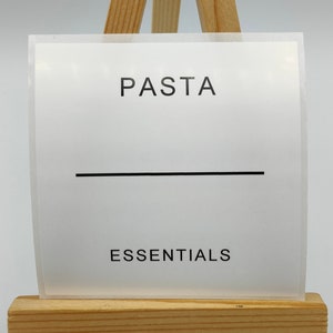 Etiquettes de garde-manger, carrées, sur mesure, personnalisées, minimalistes, étiquettes de cuisine, étiquettes de pots, autocollants pour récipients, étiquettes d'aliments, organisation