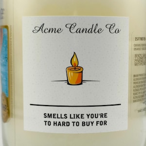 Funny Candle Label, Like Hard To Buy For, Candle Sticker, Funny Gift, Joke Present Gift, Friends, Birthday, Candle Favors, Bestie Gifts, Gag