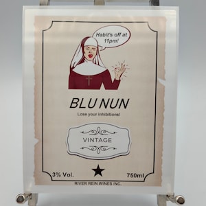 Blue Nun Bottle - Etsy