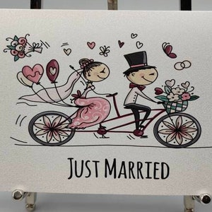 Appena sposato, Regalo portafoglio denaro, Regalo di nozze, Regalo in denaro, Buoni regalo, Buoni, Porta gratta e vinci, Porta biglietti della lotteria, Carta regalo