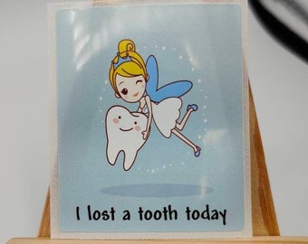 I Lost A Tooth Today, White Envelope, School Children, Nursery, Teeth Loss, Pre School, Day Care, Child Care, Baby Teeth Loss, Dentist