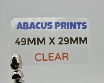 49x29mm Custom Clear Lip Gloss, Balm Cosmetic Stickers Labels, Lip Gloss Packaging, Small Favor Stickers Sheet, Branding, Logo, Make-Up