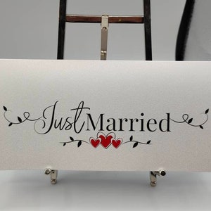 Appena sposati, regalo portafoglio porta soldi, regalo di nozze, regalo in denaro, carte regalo, buoni, porta biglietti gratta e vinci, porta biglietti della lotteria, carta regalo