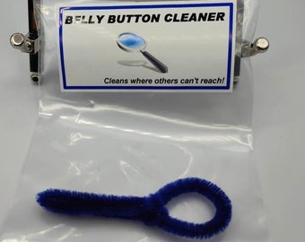 Belly Button Cleaner, Practical Jokes, Christmas Joke, White Poly Labels, Husband, Wife, Brother, Xmas Gifts, Funny Gag Presents, Jokes