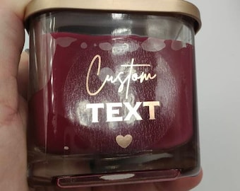Custom Foiled Rose Gold, Clear Transparent Round Stickers, Candle Labels, Bottles, Promotional, Customise Wedding Favors Stickers, Logo