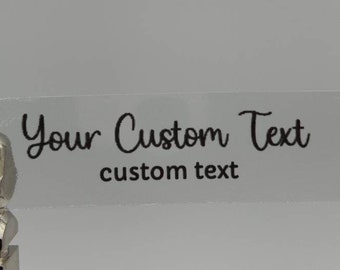 Etiquetas adhesivas transparentes personalizadas para brillo labial y bálsamo labial para bodas, etiquetas cosméticas, marca de brillo labial, hoja de pequeñas etiquetas adhesivas para regalos, marca, maquillaje, etiqueta de texto