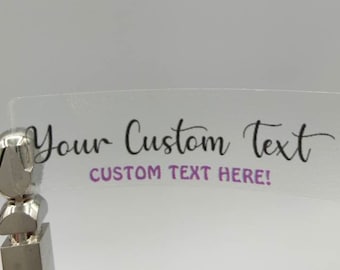 Clear Custom Wedding Lip Gloss, Balm Cosmetic Stickers Labels, Lip Gloss Packaging, Small Favor Stickers Sheet, Branding, Logo, Make-Up.