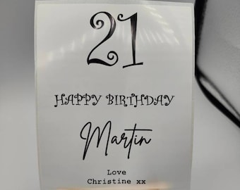 Feliz cumpleaños, botella de vino, fecha de nacimiento especial, cumpleaños hito, etiquetas de cumpleaños, celebración, 18, 21, 30, 40, 50, 60, 70, 80