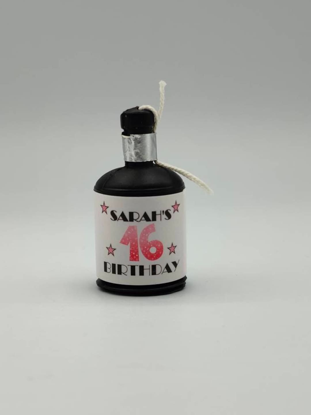 Personalised Any Age Birthday Party, Poppers Stickers Labels