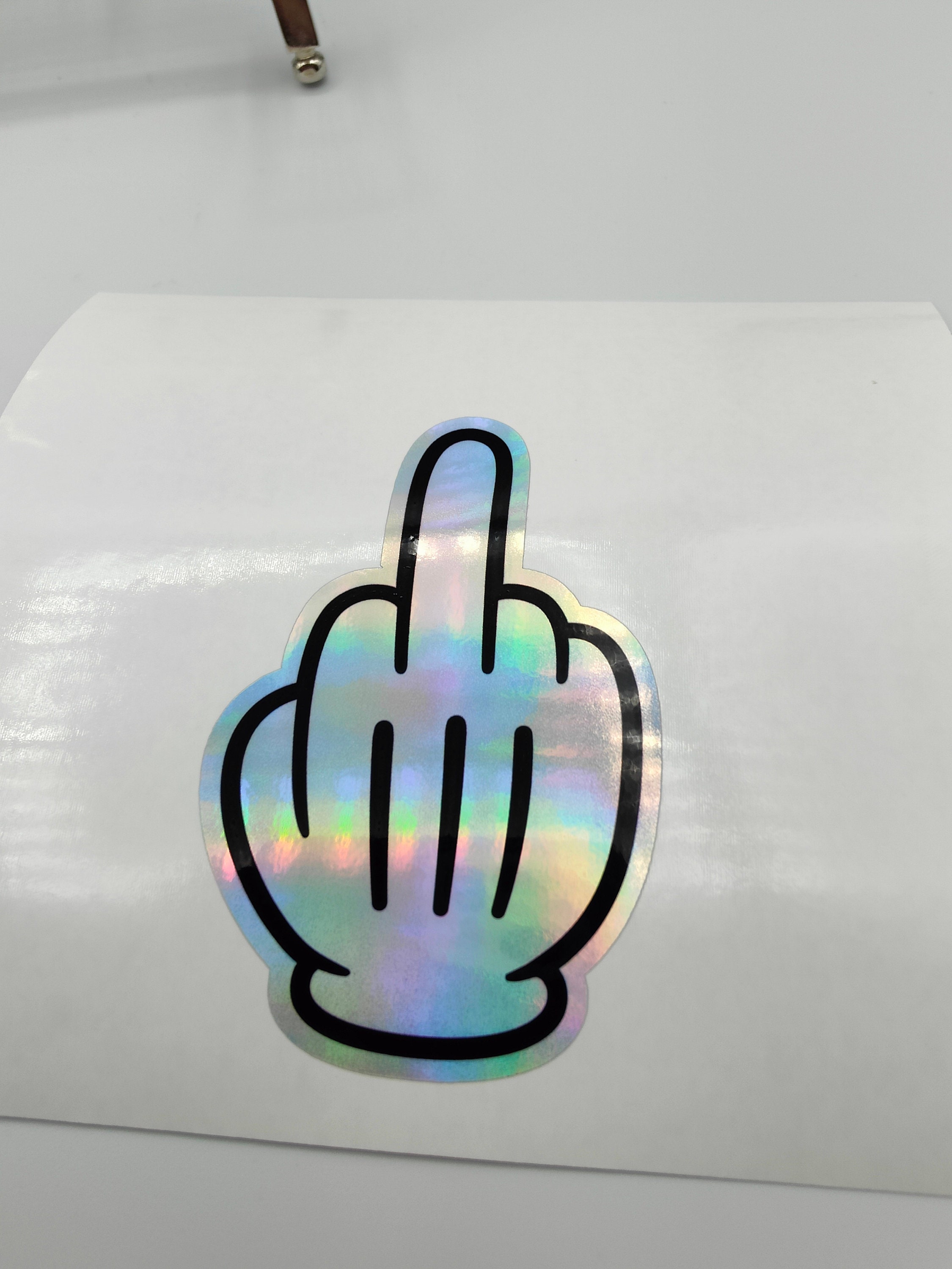 Middle Finger Gesture, Rude, Glove, Cartoon Drawing, Helmet Stickers ...