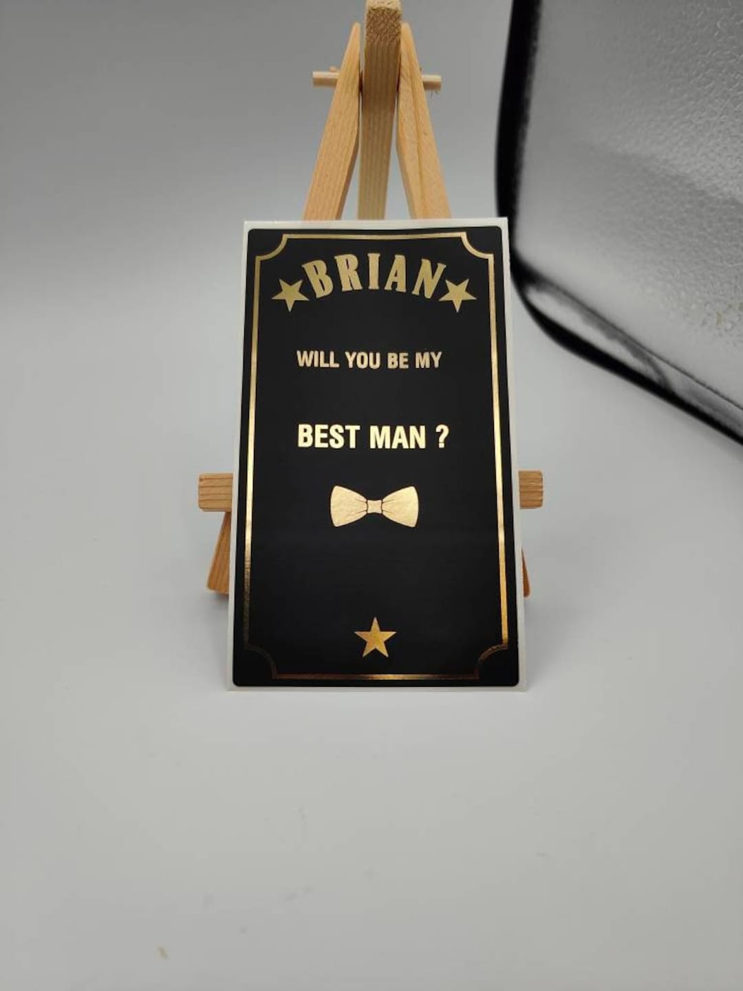 Best Man Spirit Bottle Labels, Personalised, Custom Bottle Labels ...