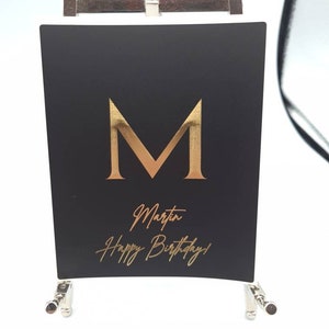 Etichetta del vino siglata, Vino sventato / Champagne / Spirito / Mini Bottiglia Etichette bianche personalizzate per matrimonio, personalizzato, Bevanda celebrativa, Regali