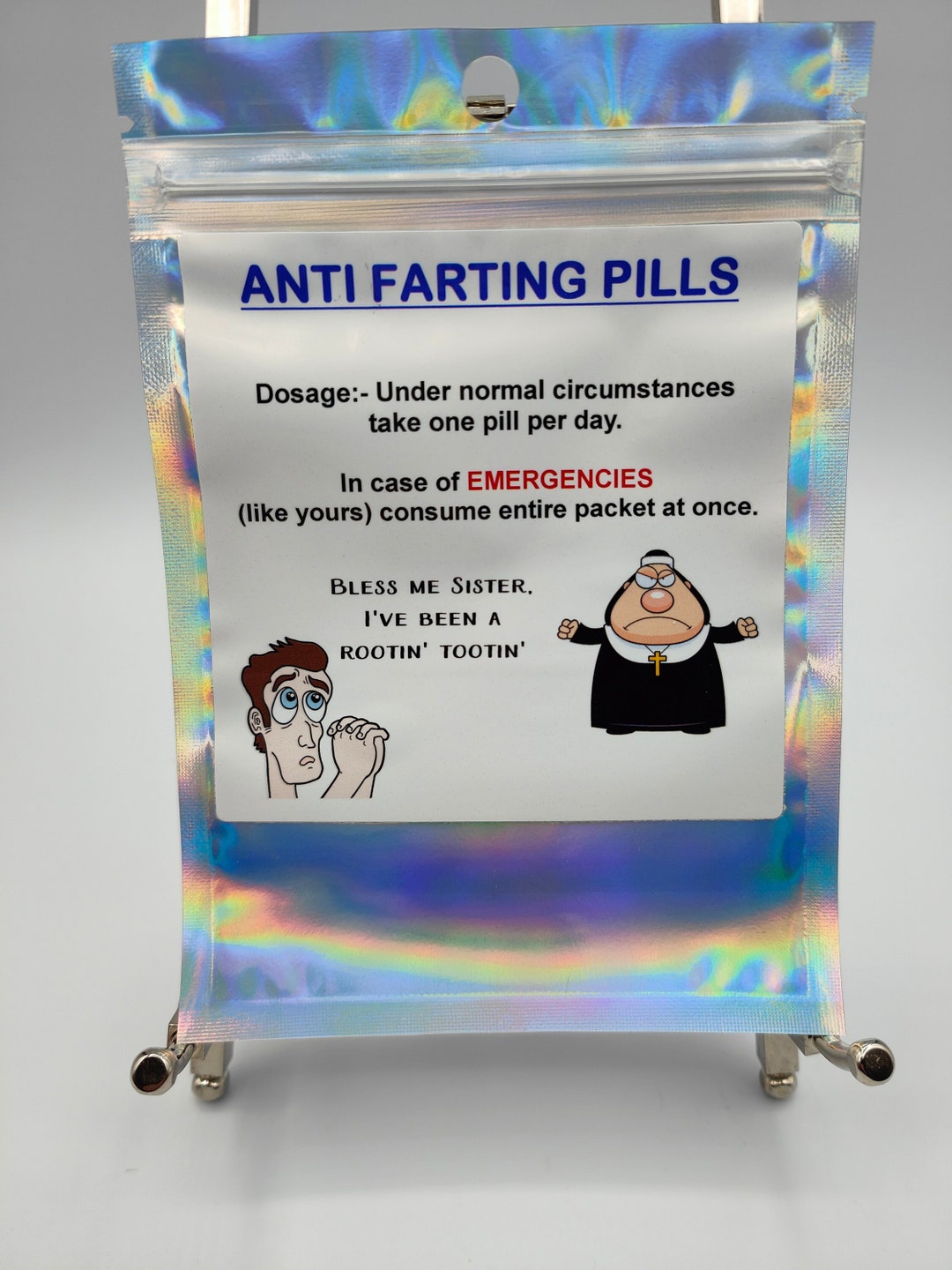 Anti-moaning Pills: Novelty Chocolate Treat Bag - Funny Joke Gift - View #6