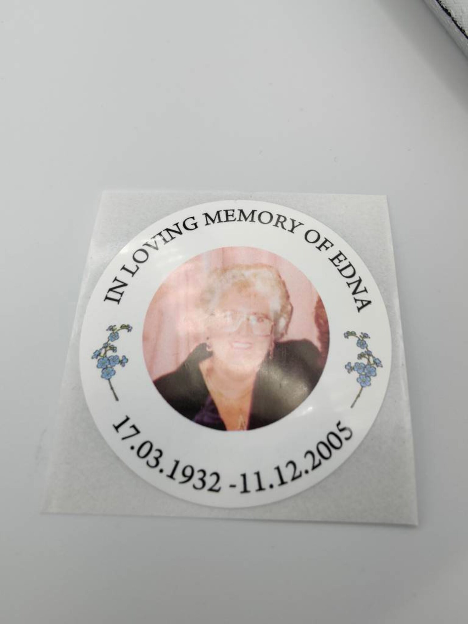 In Loving Memory Of, Funeral Stickers, Memorial Stickers, Photo ...