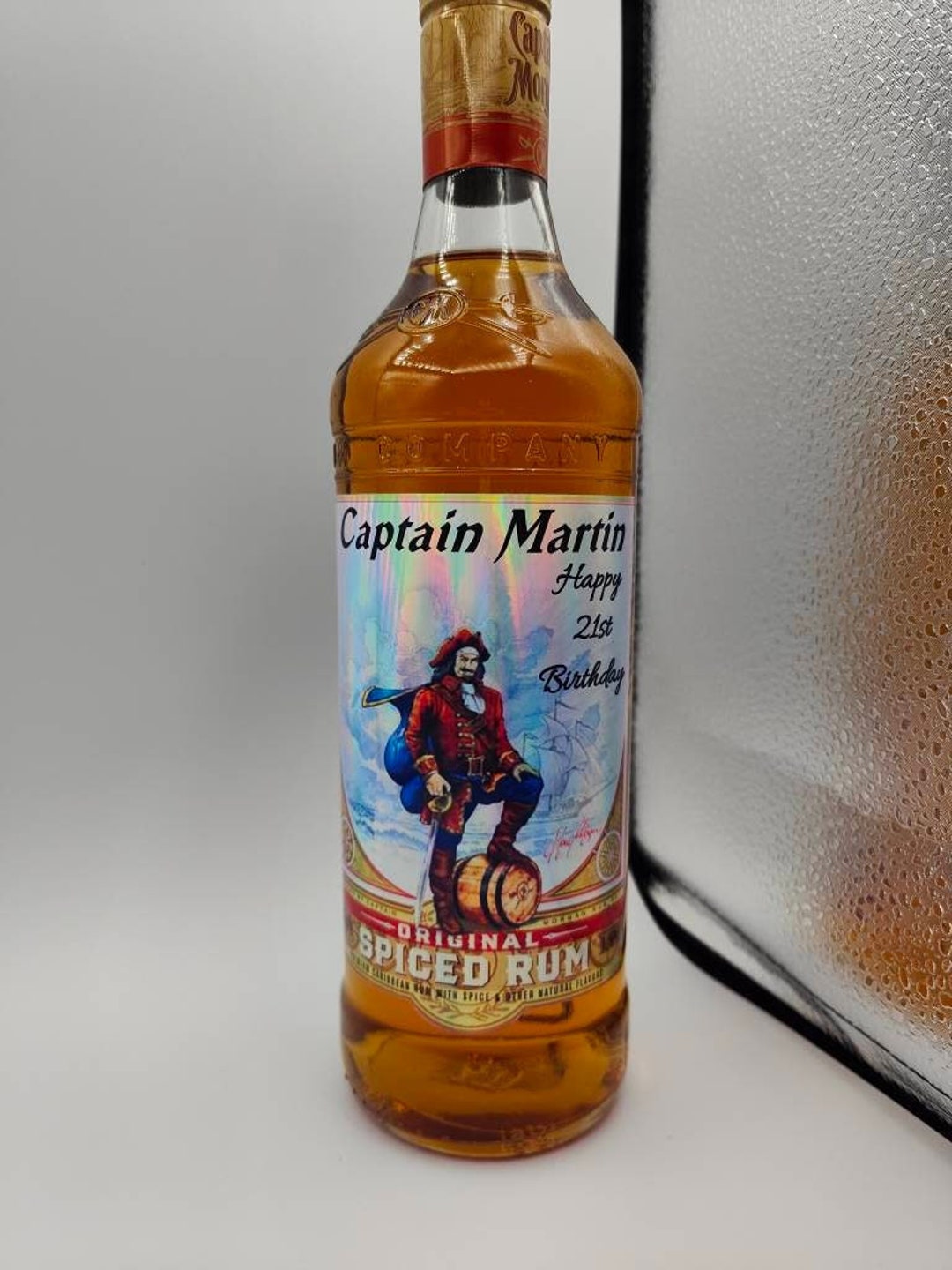 Captain Morgan Personalised Custom Bottle Label Birthday - Etsy