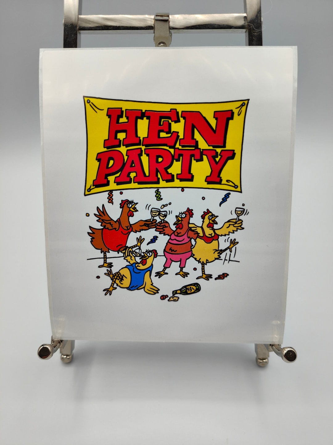 Hen Party, Funny Wine Labels Stickers, Gift Wine Bottle White Labels ...