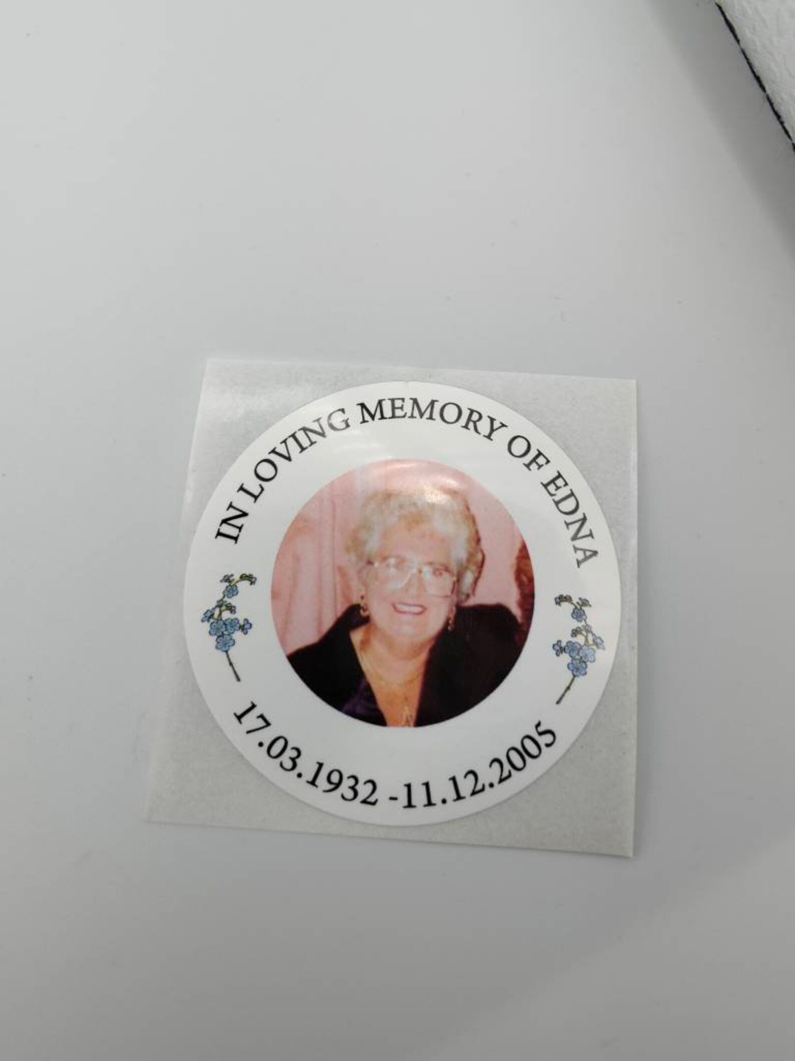 In Loving Memory Of, Funeral Stickers, Memorial Stickers, Photo ...