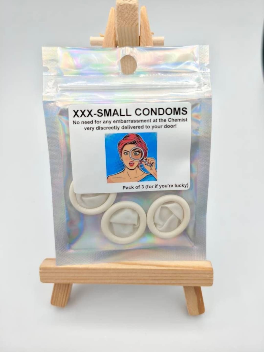 XXX 小型コンドーム、楽しい悪ふざけコンドーム、ゴム