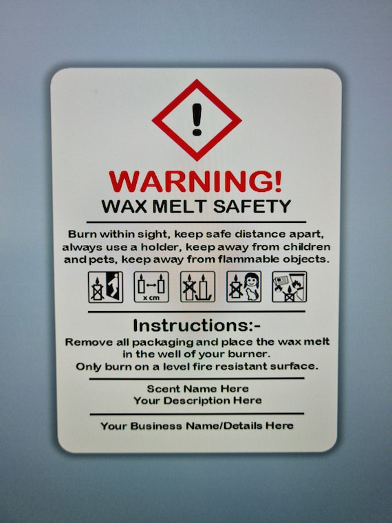 Candle Safety Labels  Candle Warning Labels Supplier