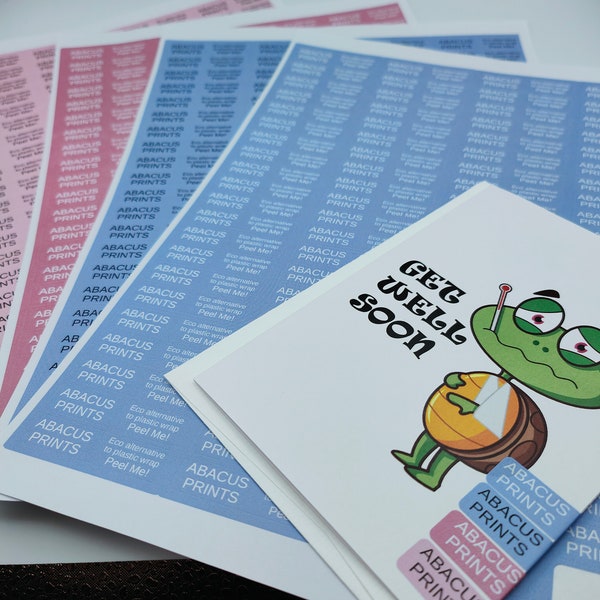 Greeting Card Labels Etsy UK