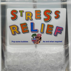 Anti-Stress-Kit, Praktische Witze-Etiketten, Weihnachtswitz, Weiße Poly-Etiketten, Ehemann, Frau, Bruder, Schwester, Weihnachtsgeschenke, Wäscheklammer, Kugel