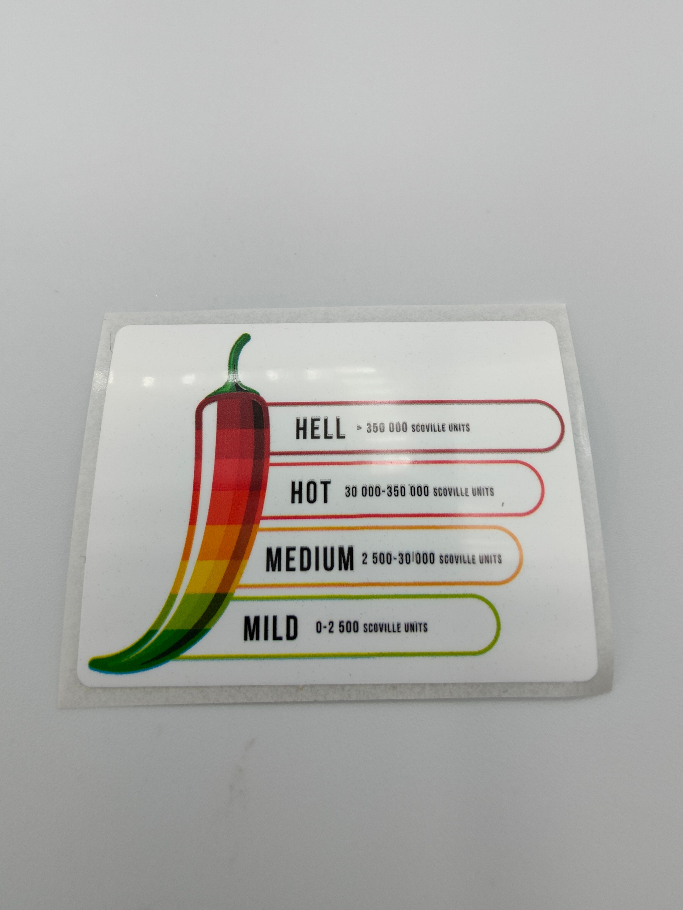 Chilli Temperature Sticker Food Labels, Homemade, Chilli Temp, Cooking ...