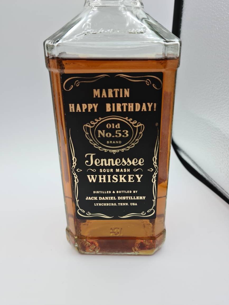 Labels Party Gift Alcohol Birthday Jack Daniels Personalised Custom