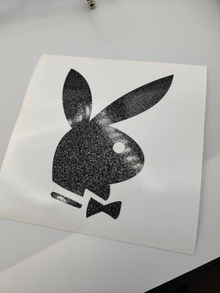 Playboy Bunny Sticker Decal Black 3 