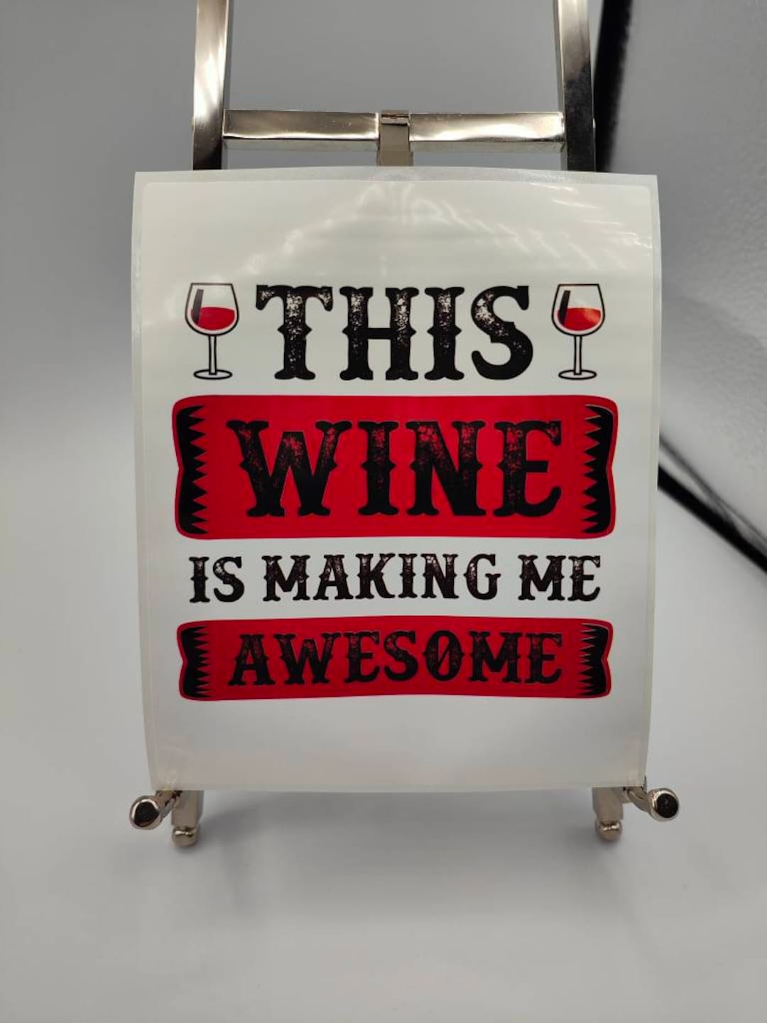 Funny Wine Labels Stickers, Gift Wine Bottle White Labels for Gifting