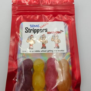 Some Xmas Strippers, Jelly Babies, Police, Party Gifts, Favors, Favours, Wedding Favors, Party Gifts, Celebration, Saucy Sweets, Xmas Party Bild 4