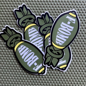 F Bomb Vinyl Aufkleber