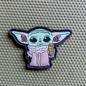 PVC morale patches with velcro