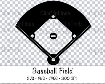 Download Baseball Diamond Svg Etsy