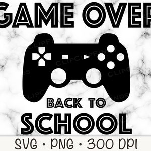 Arquivo vetorial SVG do jogo de volta às aulas e download instantâneo de sublimação de fundo transparente PNG