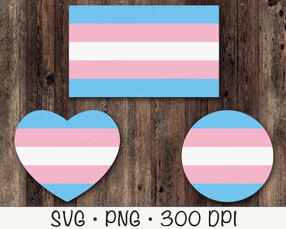 Transgender Flag SVG, Trans Flag, Transgender Pride, Gender Identity, Trans  Woman, PNG, Trans Heart, Instant Digital Download 