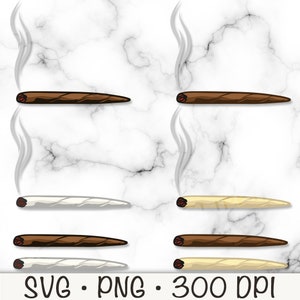 Gelenk-Bundle, Unkraut, Marihuana, Cannabis, Blunt, Rollen, Rauch, SVG, PNG, digitaler Download