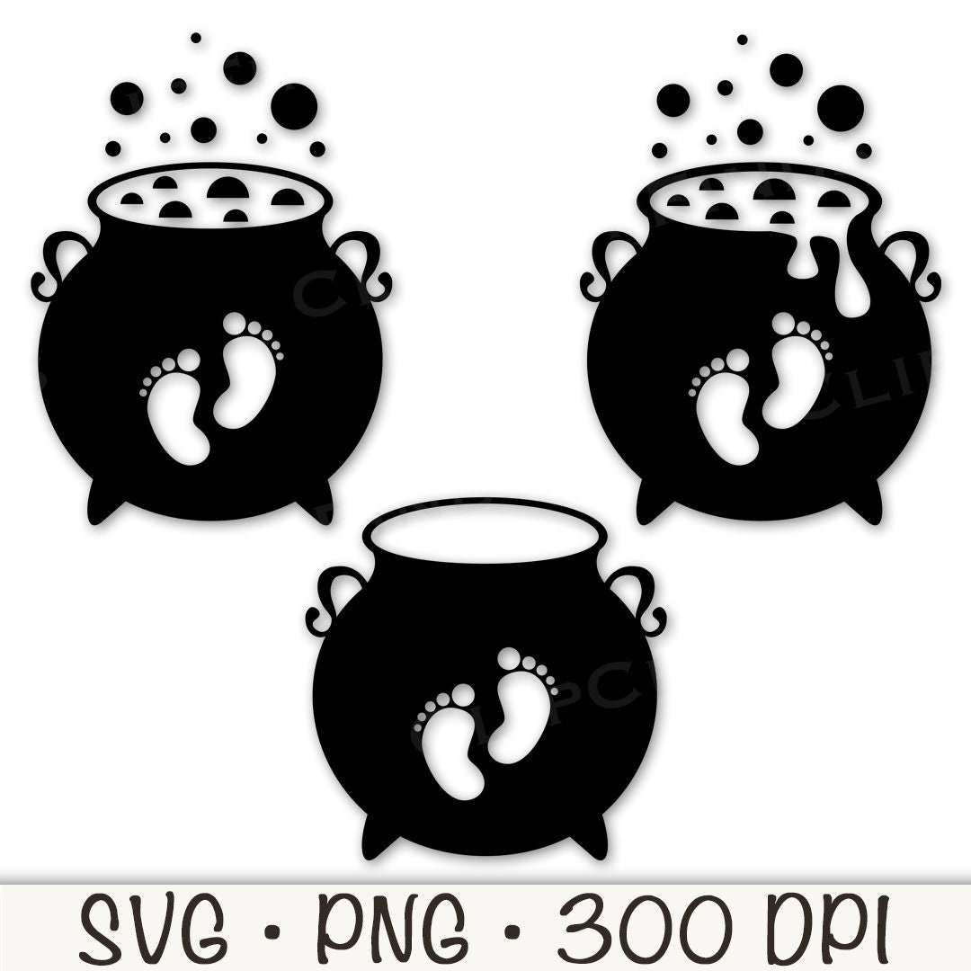 Diseño PNG Y SVG De Dibujado A Mano Caldero De Bruja Para Camisetas